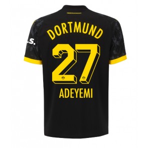 Borussia Dortmund Karim Adeyemi #27 Vieraspaita 2023-24 Lyhyet Hihat