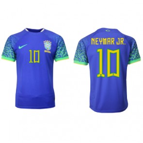 Brasilia Neymar Jr #10 Vieraspaita EM-Kisat 2020 Lyhyet Hihat