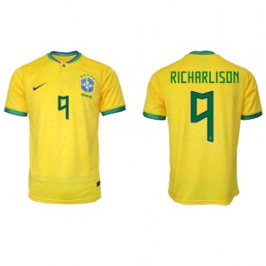 Brasilia Richarlison #9 Kotipaita EM-Kisat 2020 Lyhyet Hihat