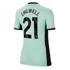 Chelsea Ben Chilwell #21 Kolmaspaita Naisten 2023-24 Lyhyet Hihat