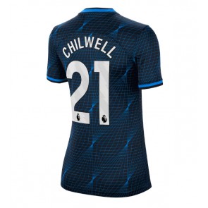 Chelsea Ben Chilwell #21 Vieraspaita Naisten 2023-24 Lyhyet Hihat