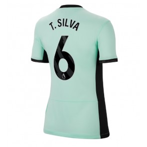 Chelsea Thiago Silva #6 Kolmaspaita Naisten 2023-24 Lyhyet Hihat