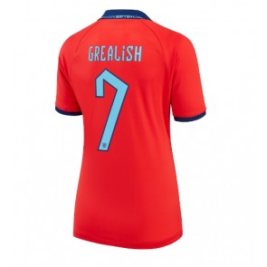 Englanti Jack Grealish #7 Vieraspaita Naisten EM-Kisat 2020 Lyhyet Hihat