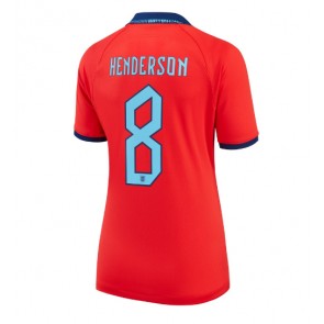 Englanti Jordan Henderson #8 Vieraspaita Naisten EM-Kisat 2020 Lyhyet Hihat