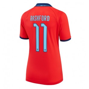 Englanti Marcus Rashford #11 Vieraspaita Naisten EM-Kisat 2020 Lyhyet Hihat