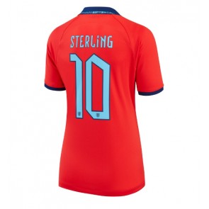 Englanti Raheem Sterling #10 Vieraspaita Naisten EM-Kisat 2020 Lyhyet Hihat