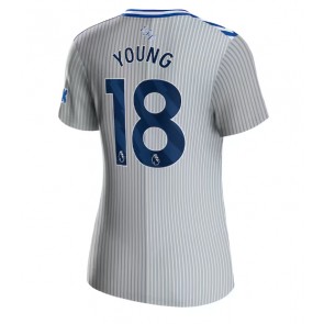 Everton Ashley Young #18 Kolmaspaita Naisten 2023-24 Lyhyet Hihat