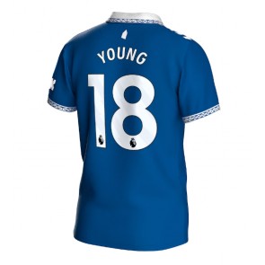 Everton Ashley Young #18 Kotipaita 2023-24 Lyhyet Hihat