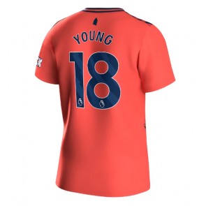 Everton Ashley Young #18 Vieraspaita 2023-24 Lyhyet Hihat