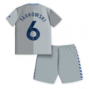 Everton James Tarkowski #6 Kolmas Pelipaita Lasten 2023-24 Lyhyet Hihat (+ Lyhyet housut)