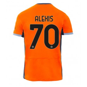 Inter Milan Alexis Sanchez #70 Kolmaspaita 2023-24 Lyhyet Hihat