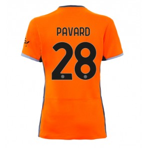 Inter Milan Benjamin Pavard #28 Kolmaspaita Naisten 2023-24 Lyhyet Hihat