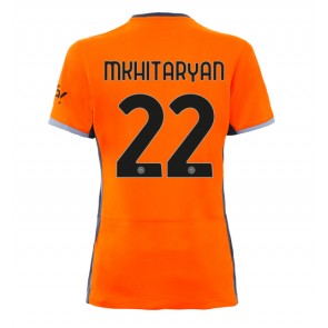 Inter Milan Henrikh Mkhitaryan #22 Kolmaspaita Naisten 2023-24 Lyhyet Hihat