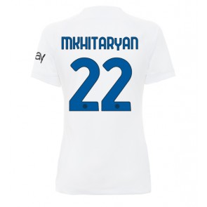 Inter Milan Henrikh Mkhitaryan #22 Vieraspaita Naisten 2023-24 Lyhyet Hihat