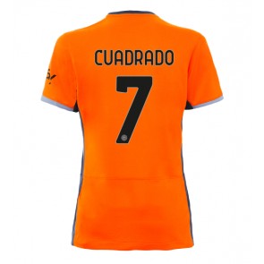 Inter Milan Juan Cuadrado #7 Kolmaspaita Naisten 2023-24 Lyhyet Hihat