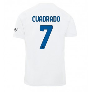 Inter Milan Juan Cuadrado #7 Vieraspaita 2023-24 Lyhyet Hihat