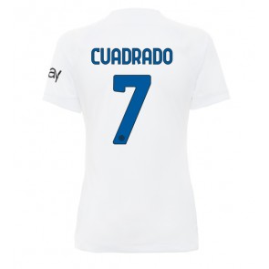 Inter Milan Juan Cuadrado #7 Vieraspaita Naisten 2023-24 Lyhyet Hihat