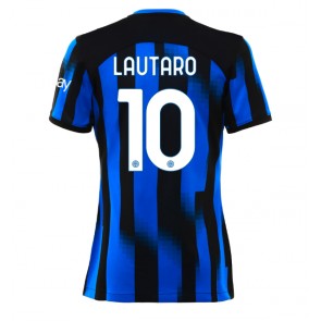 Inter Milan Lautaro Martinez #10 Kotipaita Naisten 2023-24 Lyhyet Hihat