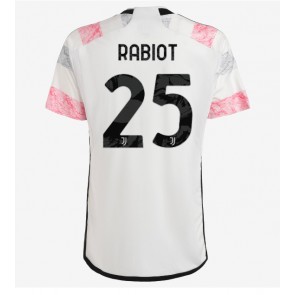 Juventus Adrien Rabiot #25 Vieraspaita 2023-24 Lyhyet Hihat