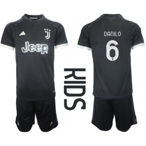 Juventus Danilo Luiz #6 Kolmas Pelipaita Lasten 2023-24 Lyhyet Hihat (+ Lyhyet housut)