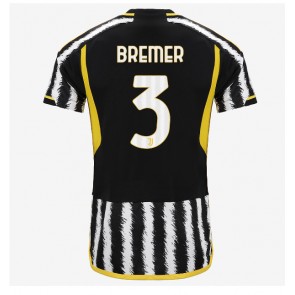 Juventus Gleison Bremer #3 Kotipaita 2023-24 Lyhyet Hihat