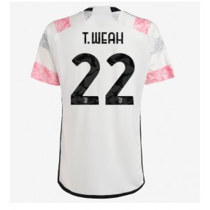 Juventus Timothy Weah #22 Vieraspaita 2023-24 Lyhyet Hihat