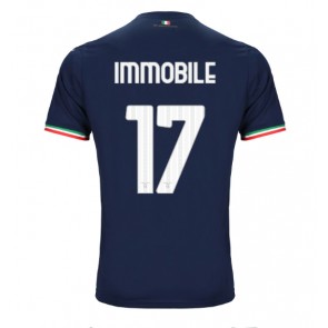 Lazio Ciro Immobile #17 Vieraspaita 2023-24 Lyhyet Hihat