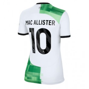 Liverpool Alexis Mac Allister #10 Vieraspaita Naisten 2023-24 Lyhyet Hihat