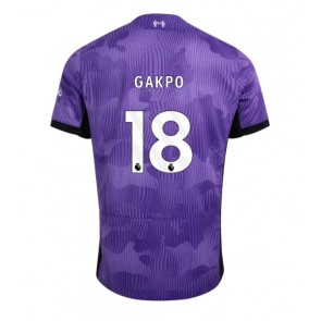 Liverpool Cody Gakpo #18 Kolmaspaita 2023-24 Lyhyet Hihat