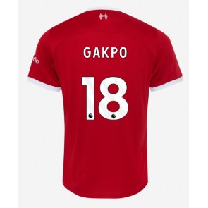 Liverpool Cody Gakpo #18 Kotipaita 2023-24 Lyhyet Hihat