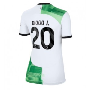 Liverpool Diogo Jota #20 Vieraspaita Naisten 2023-24 Lyhyet Hihat