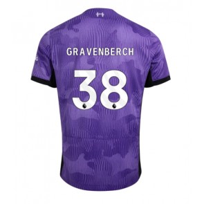 Liverpool Ryan Gravenberch #38 Kolmaspaita 2023-24 Lyhyet Hihat