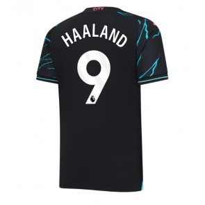 Manchester City Erling Haaland #9 Kolmaspaita 2023-24 Lyhyet Hihat