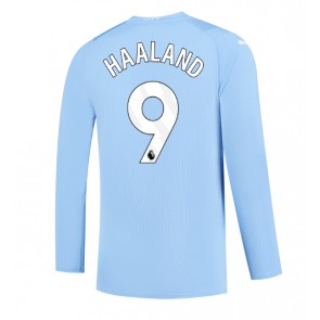 Manchester City Erling Haaland #9 Kotipaita 2023-24 Pitkät Hihat