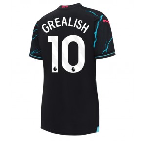 Manchester City Jack Grealish #10 Kolmaspaita Naisten 2023-24 Lyhyet Hihat