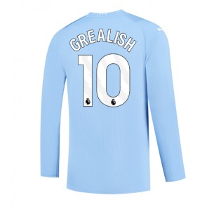 Manchester City Jack Grealish #10 Kotipaita 2023-24 Pitkät Hihat