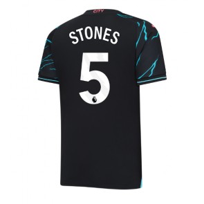 Manchester City John Stones #5 Kolmaspaita 2023-24 Lyhyet Hihat