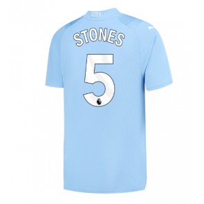 Manchester City John Stones #5 Kotipaita 2023-24 Lyhyet Hihat