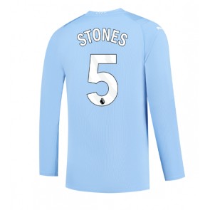 Manchester City John Stones #5 Kotipaita 2023-24 Pitkät Hihat