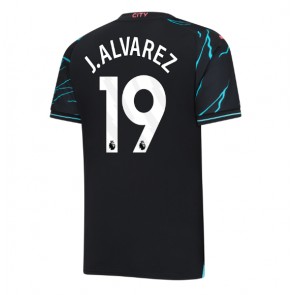 Manchester City Julian Alvarez #19 Kolmaspaita 2023-24 Lyhyet Hihat