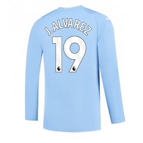 Manchester City Julian Alvarez #19 Kotipaita 2023-24 Pitkät Hihat