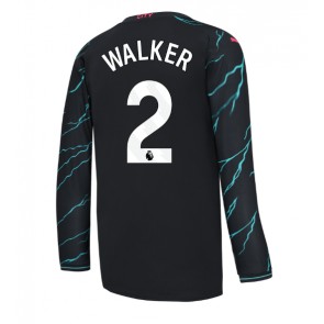 Manchester City Kyle Walker #2 Kolmaspaita 2023-24 Pitkät Hihat