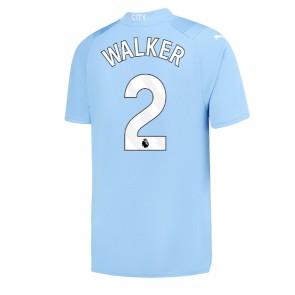 Manchester City Kyle Walker #2 Kotipaita 2023-24 Lyhyet Hihat