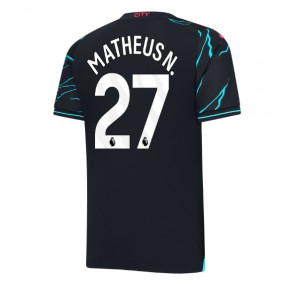 Manchester City Matheus Nunes #27 Kolmaspaita 2023-24 Lyhyet Hihat