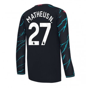 Manchester City Matheus Nunes #27 Kolmaspaita 2023-24 Pitkät Hihat