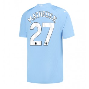 Manchester City Matheus Nunes #27 Kotipaita 2023-24 Lyhyet Hihat