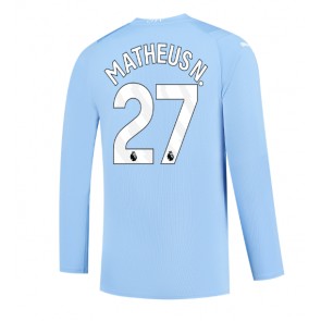 Manchester City Matheus Nunes #27 Kotipaita 2023-24 Pitkät Hihat