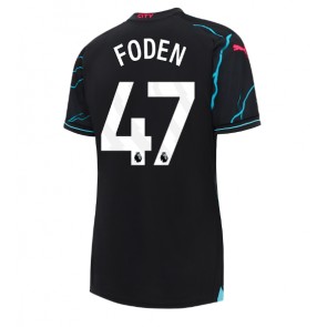 Manchester City Phil Foden #47 Kolmaspaita Naisten 2023-24 Lyhyet Hihat