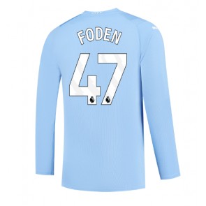 Manchester City Phil Foden #47 Kotipaita 2023-24 Pitkät Hihat