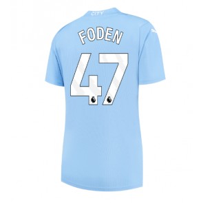 Manchester City Phil Foden #47 Kotipaita Naisten 2023-24 Lyhyet Hihat